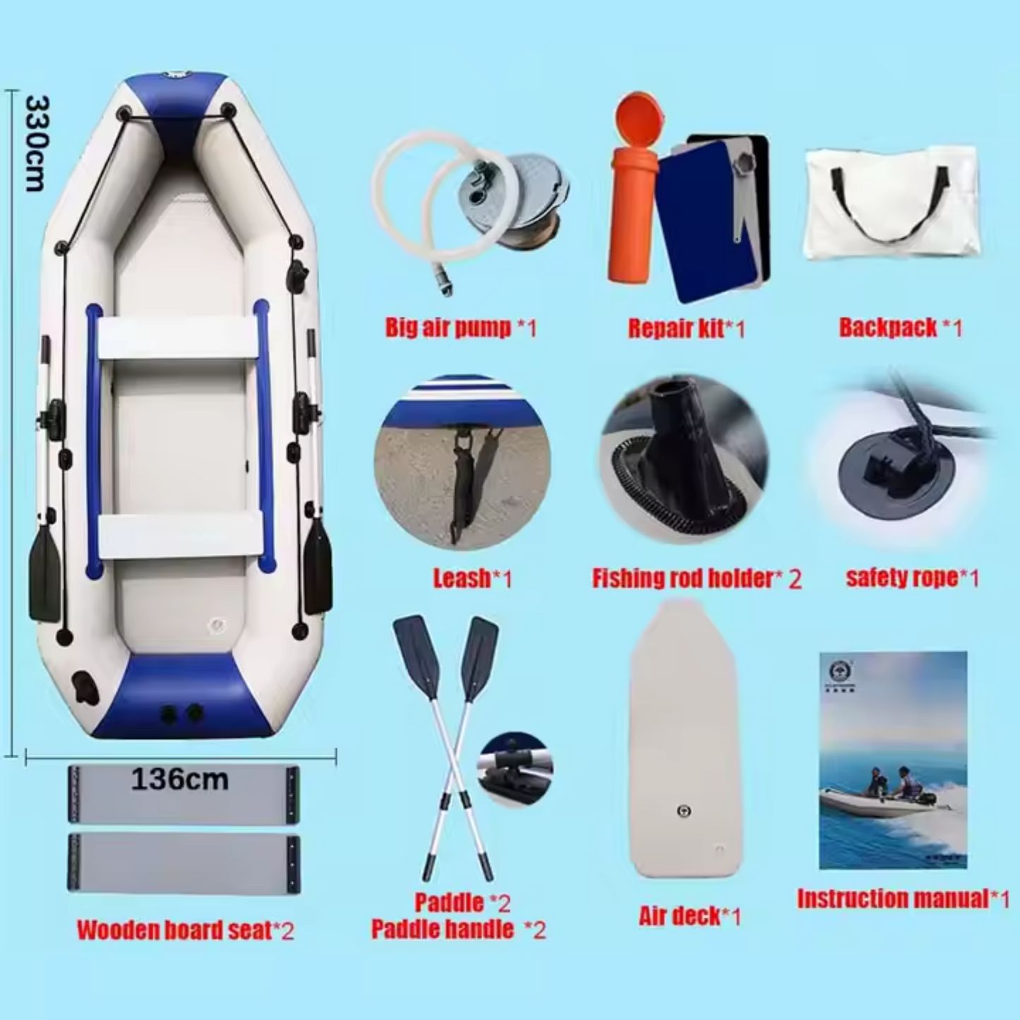 RiverFlex DuoSport Inflatable Boat